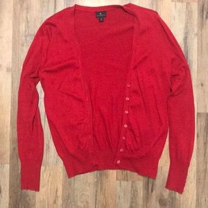 Red Worthington Cardigan